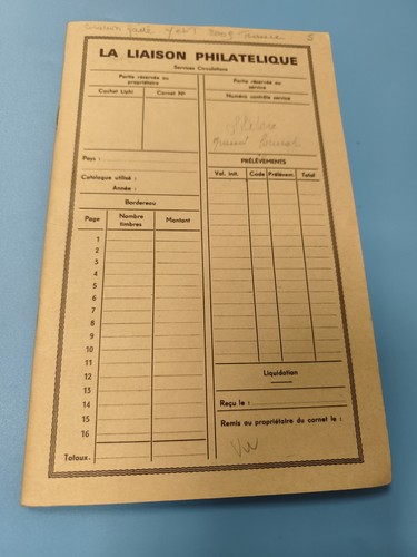 Lot timbres carnet ancien - carnet,