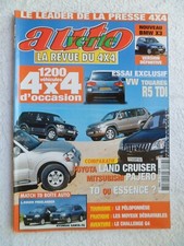 AUTO VERTE 4X4 N°267 08/2003 TOUAREG BMW X3 LAND CRUISER PAJERO FREELANDER SANTA