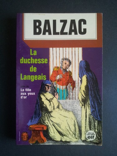 Balzac duchesse langeais - balzac, de