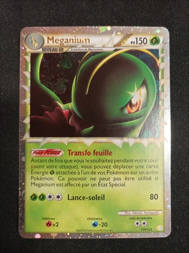 Carte pokémon meganium prime - meganium,