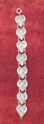 Bracelet argent filigrané - bracelet, en