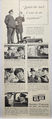 1941 sanka coffee cab driver - 1941,