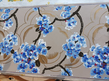 ancien PAPIER PEINT décor au