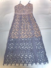 Long Lace Spaghetti Strap