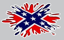 DRAPEAU SUDISTE STICKER REBEL USA BIKER GENERAL LEE AUTOCOLLANT RA020