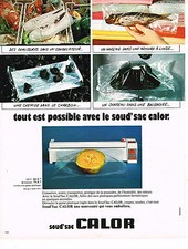PUBLICITE  1973   CALOR   soud'sac
