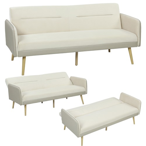 Homcom canapé lit - 3, places