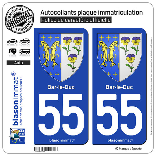Stickers autocollant plaque - 2,