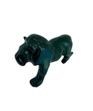 Lion Figurine Malachite