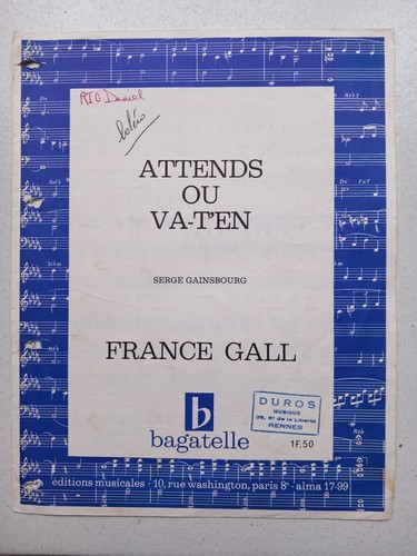 Partition originale 1965 - originale,