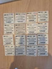 lot de 16 verres rond plats de