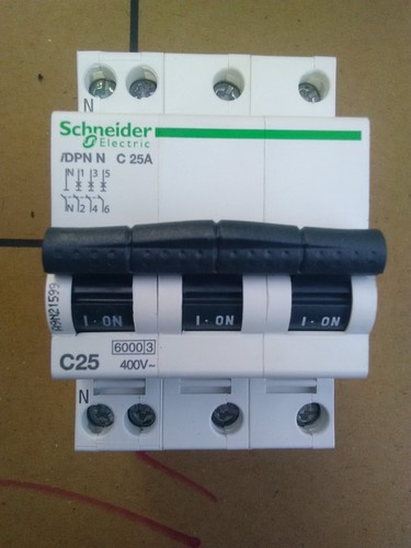 Disjoncteur c25 amp poles - disjoncteur, 4