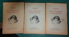   L'Oiseau et La Revue Française d'Ornithologie Volume 33 1963 4 NUMEROS COMPLET