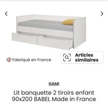 lit banquette 90*200cm