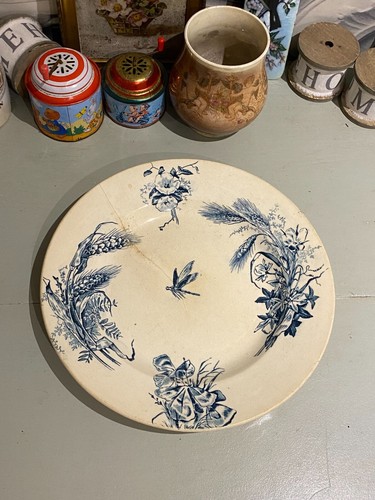 Plat service xixème - xixème, rond