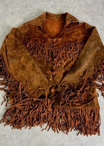 Veste cuir daim - , à