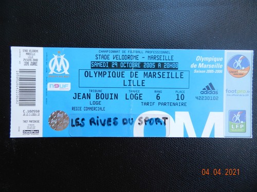 Ticket billet football - billet,