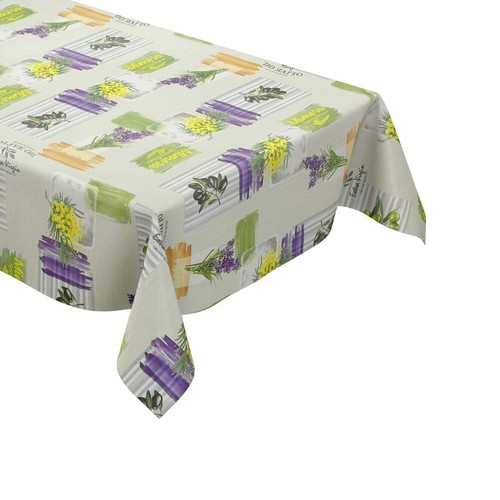Nappe toile cirée vert - nappe, en