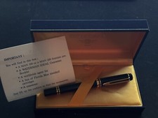 Stylo plume waterman idéal 18 k 750 Man 200 FULL SET ÉTAT NEUF