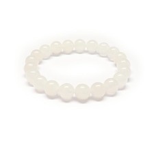 Bracelet jade blanc qualité - blanc, a