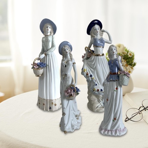Statuette dame en - de,