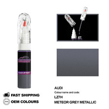 POUR AUDI METEOR GREY LZ7H Kit de fixation pinceau stylo peinture retouche Sc...