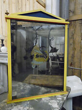 Vitrine murale / Vitrine de style directoire / Verre églomisé 