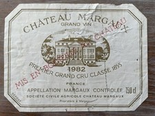Étiquette Château Margaux