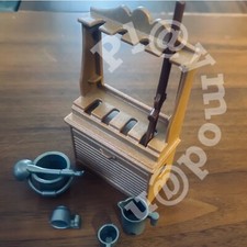 Playmobil Vintage Diorama Fusils Cantine Armoire Shérif Western By Pl@ymod@n