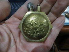 Briquet poilu Art tranchée WW1 forme Boulon,  Aigle, armoiries US