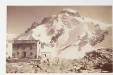 photo albumine suisse 10x15cm montagne Cabane Suisse 1880