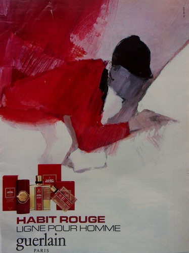 Publicite papier parfum - papier,