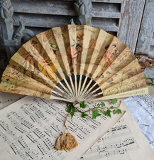 ANCIEN EVENTAIL 1900 PUBLICITE