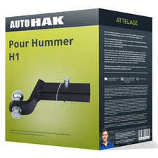 Attelage pour Hummer H1 1992 - à ce jour démontable avec outil Auto Hak NEUF TOP