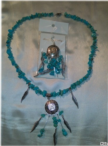Neuf parure collier boucles - neuf,