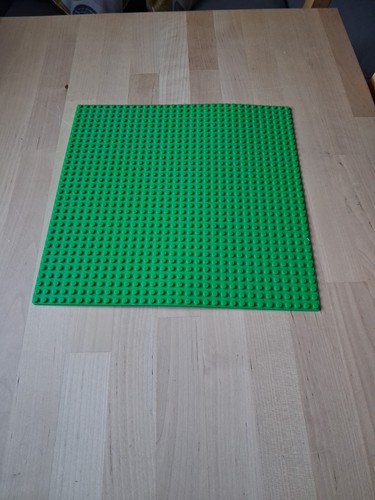 Lego plaque verte x - verte, 25,5