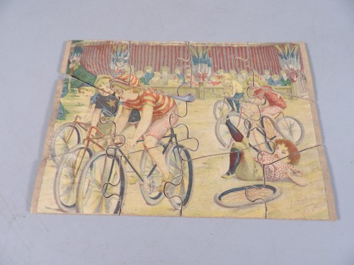 Ancien puzzle papier sur - ancien,