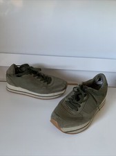 Chaussures Baskets Vert Kaki Zara P37