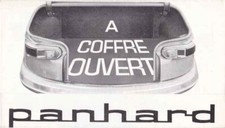 Catalogue brochure Panhard PL