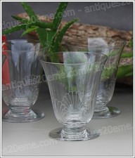 Set de 3 verres à vin n°4 en cristal de Baccarat pour Christofle - Wine glasses