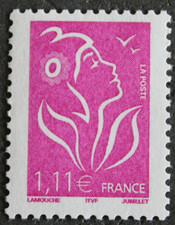 Timbre - FRANCE - Marianne de Lamouche 1,11€ - Neuf ** - YT3740 - 2005