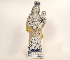 Vierge d'accouchée faïence Quimper Eloury Notre Dame des Carmes PPN XVIIIè
