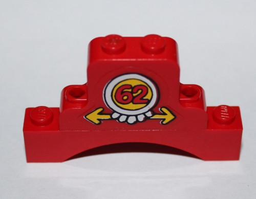 Lego fabuland brick 1x4x2 - fabuland, with