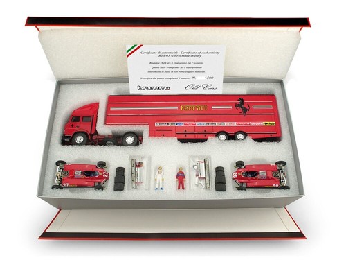 Race transporter set ferrari - race,