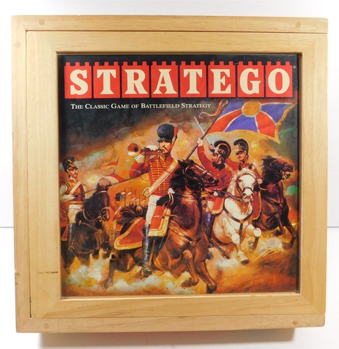 2002 hasbro stratego wooden - 2002,
