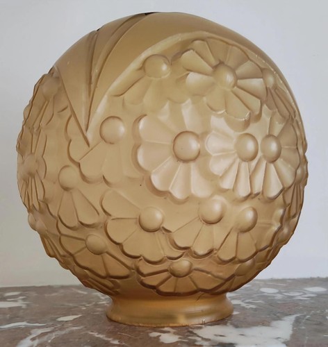 Globe rond art déco - déco, verre