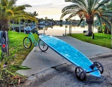 Surfboard bike carrier -  DEMO