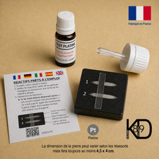 Testeur or acide platine
