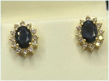 2.50ct Saphir et Diamant