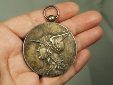 MEDAILLE DECORATION BRONZE ANCIEN MORELET LIBERTE DU SUD-OUEST ART NOUVEAU MEDAL